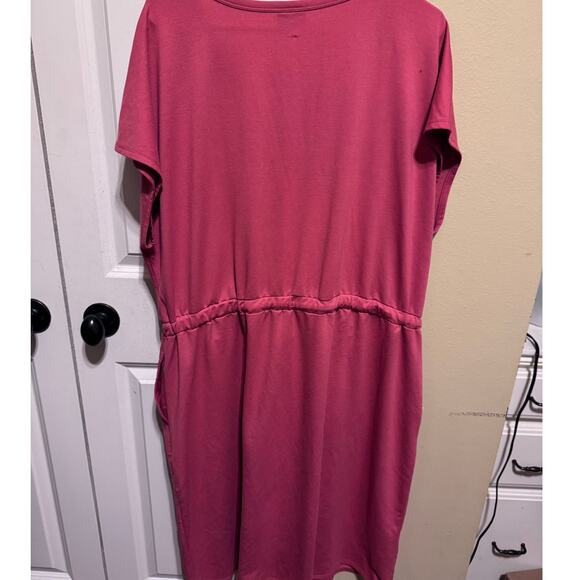 32 Degrees Cool Ladies' Soft Lux Activewear Dress Coral Garnet Rose Size XXL - Picture 8 of 11